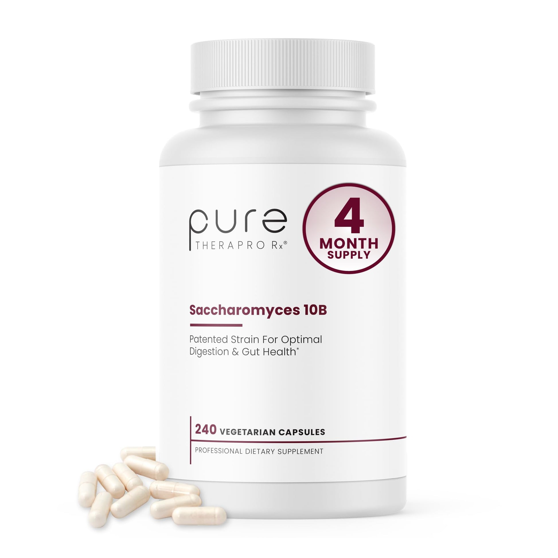 Pure Therapro Rx Saccharomyces boulardii Probiotics 10 Billion CFU Capsule 240 Count