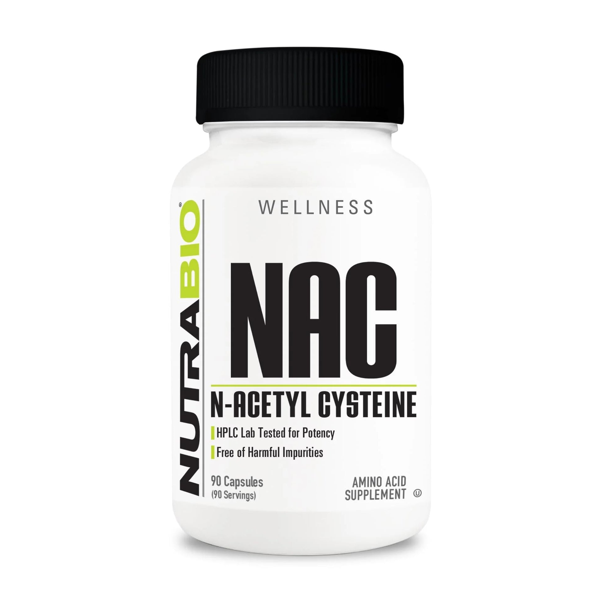 NutraBio N-Acetyl Cysteine Supplement (NAC) Capsule 90 Capsules