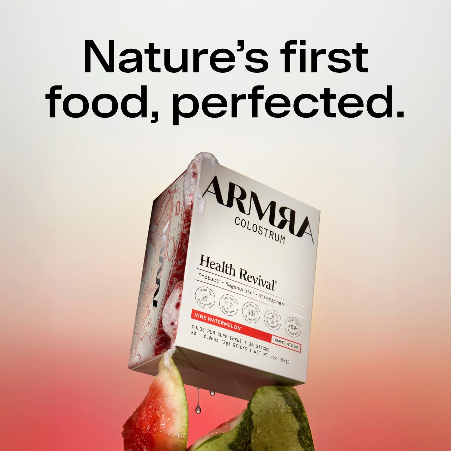 ARMRA Colostrum Powder Vine Watermelon, 2
