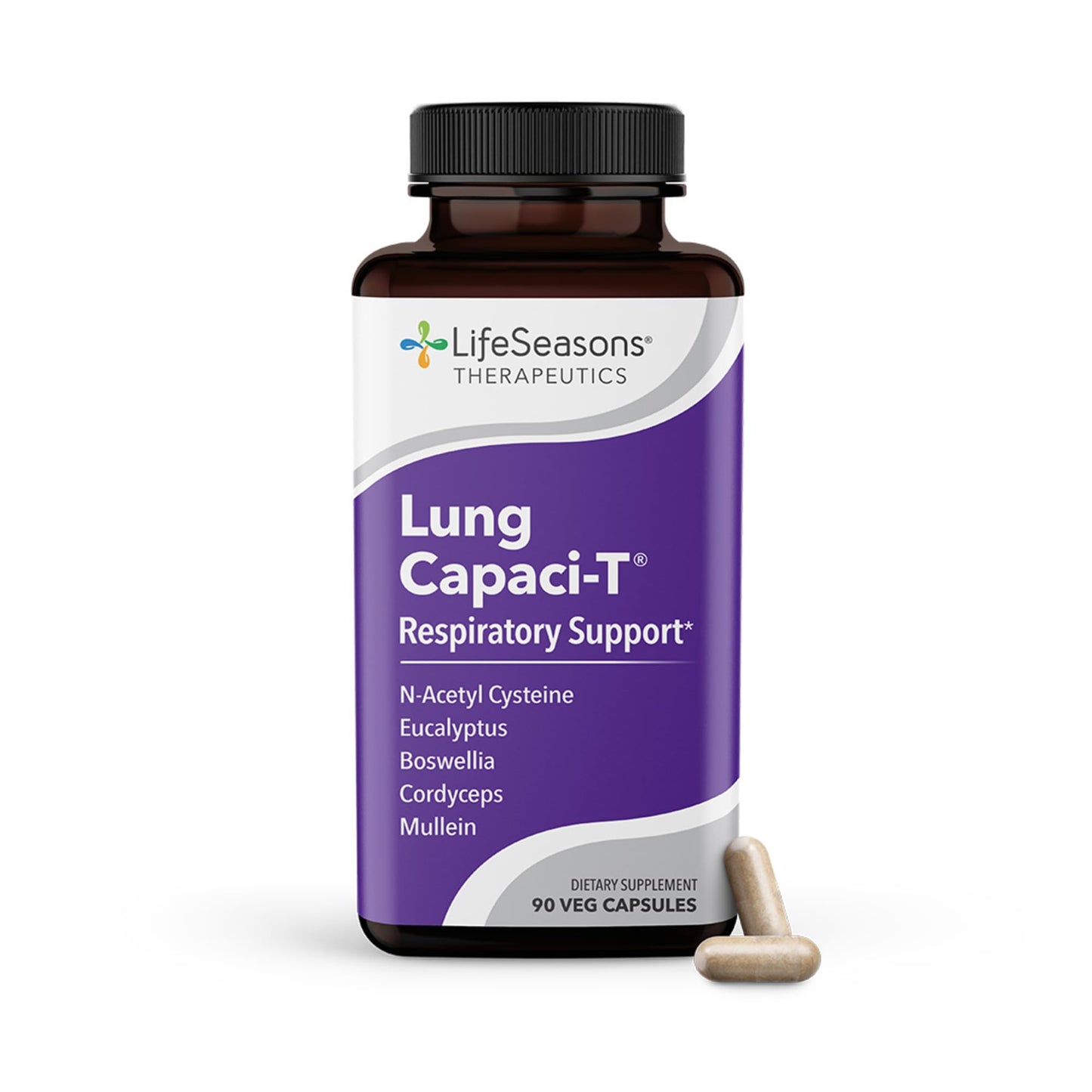 LifeSeasons Lung Capaci-T Respiratory Support Supplement 90 Capsules