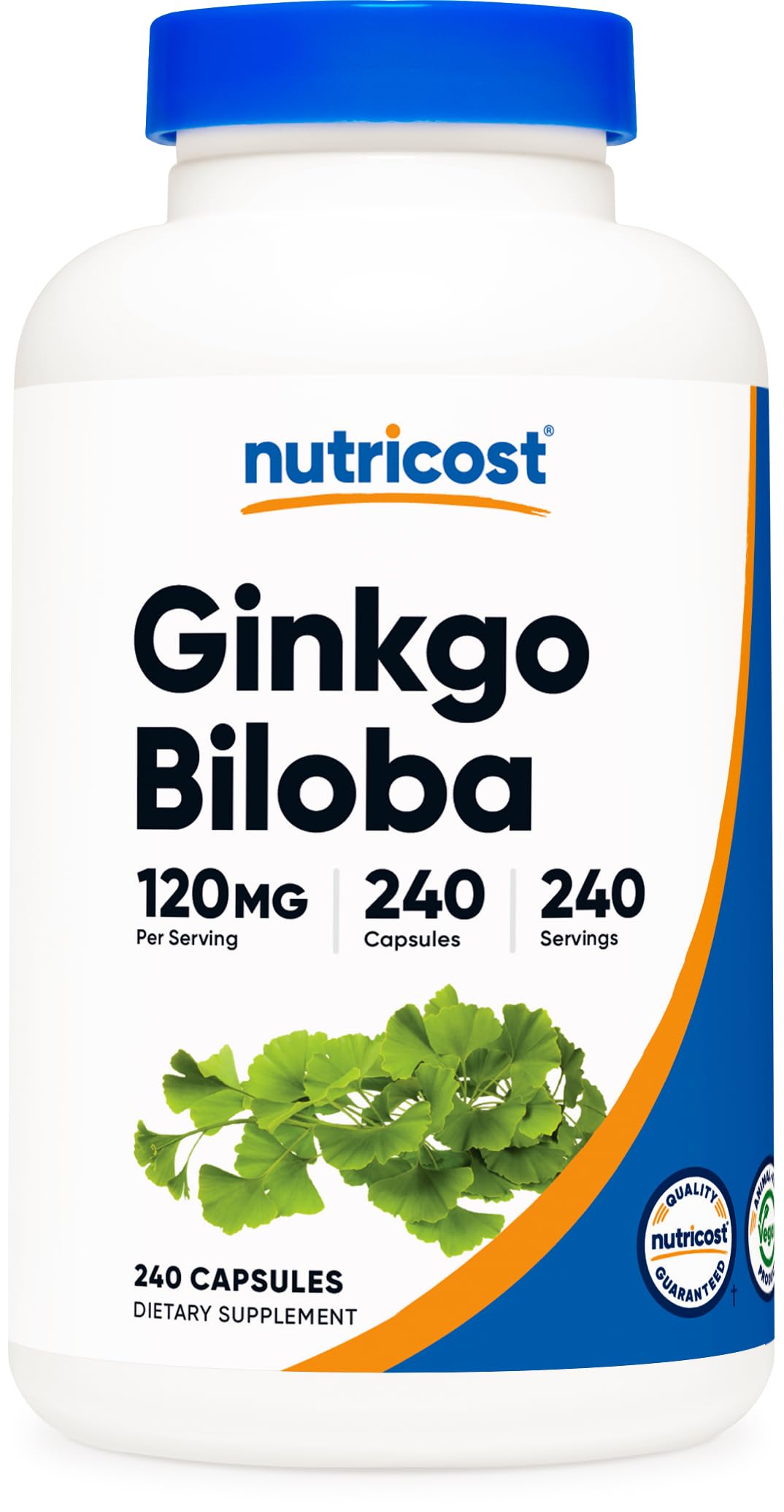 Nutricost Ginkgo Biloba 120mg, 240 Capsules Gluten Free & Non-GMO