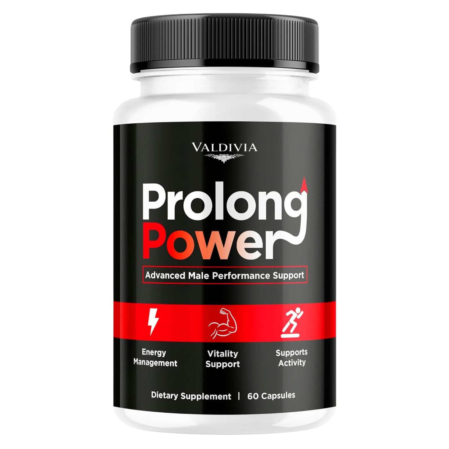 Valdivia Prolong Power Capsules for Men, 60 Count
