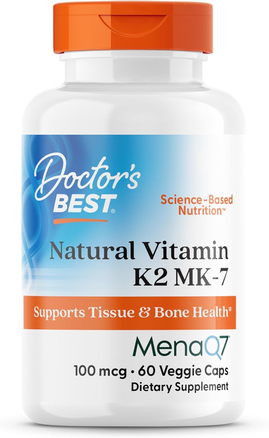 Doctor's Best Vitamin K2 MK7 Capsule, 60 Veg Caps