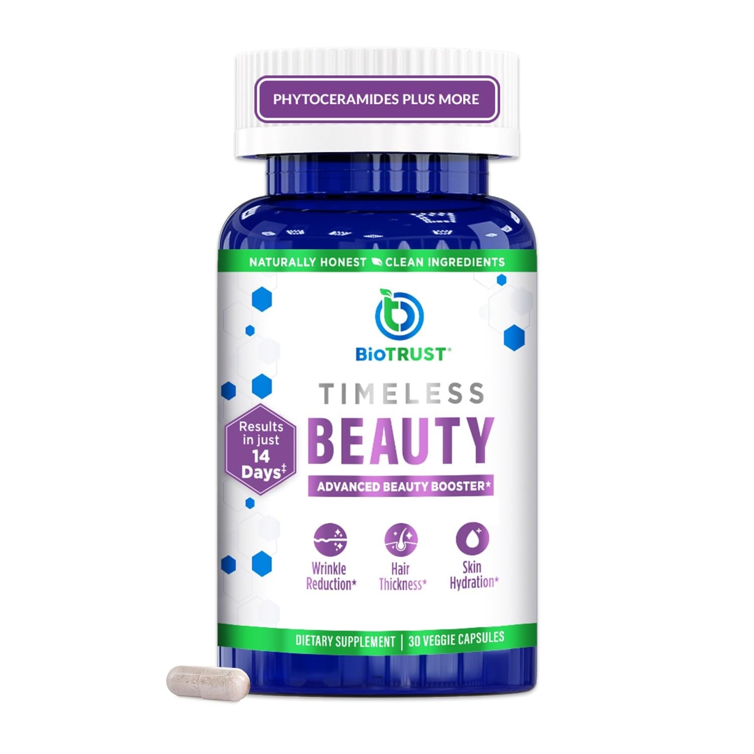 BioTrust Timeless Beauty Ceramide Booster 30 Capsules