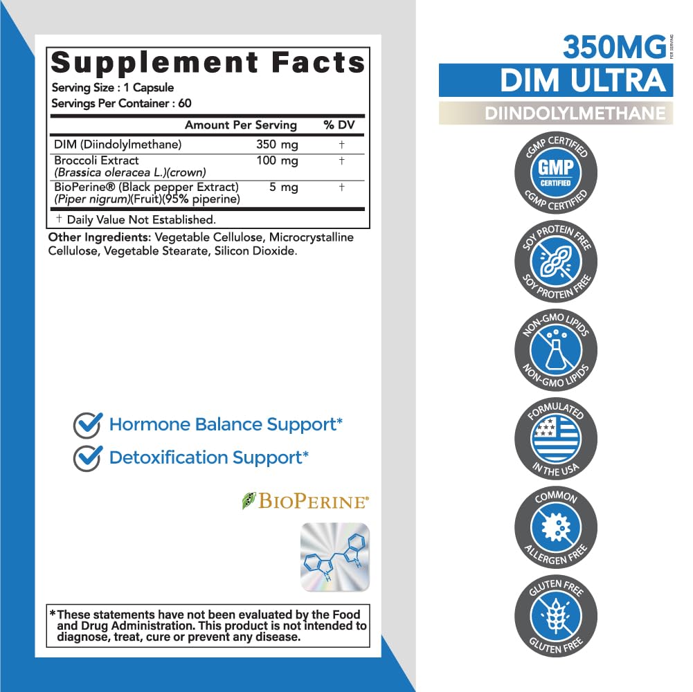 Omvi DIM Ultra 350mg 60 Capsules