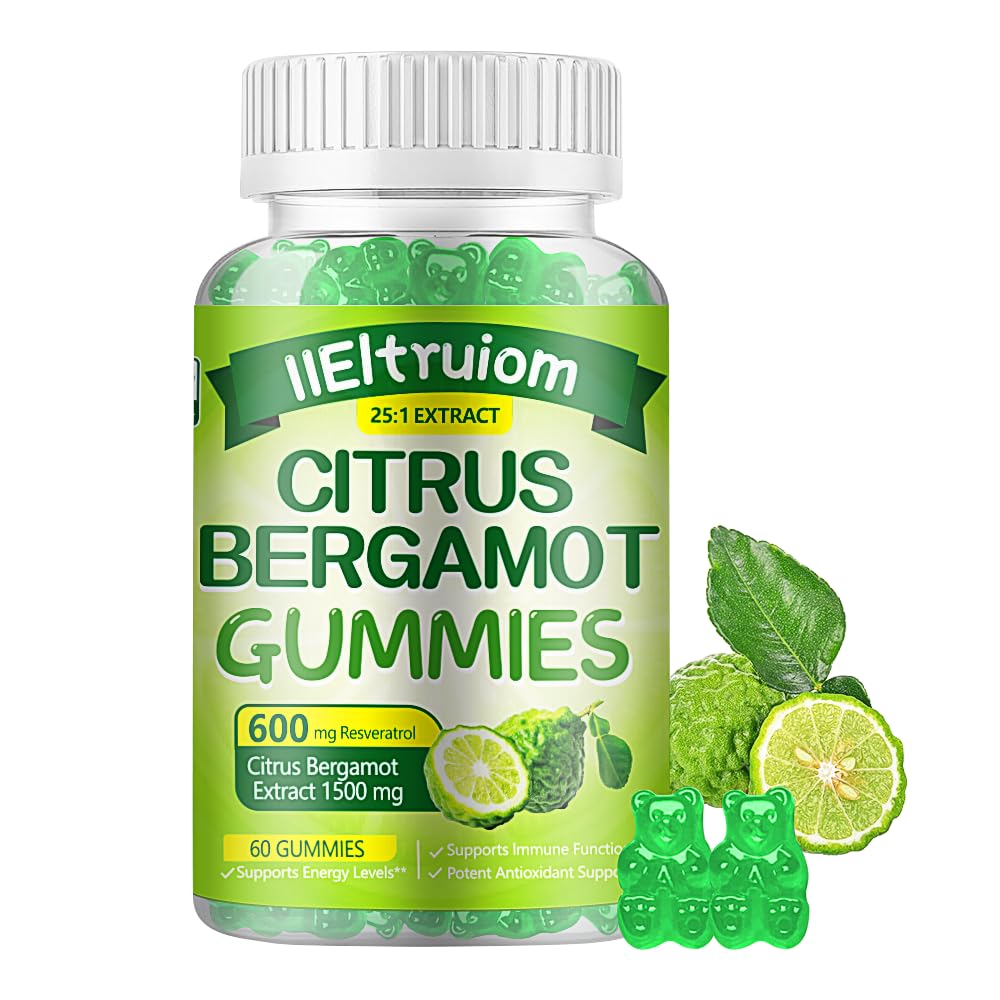 IIEltruiom Citrus Bergamot 1500mg Gummies, 60 Count