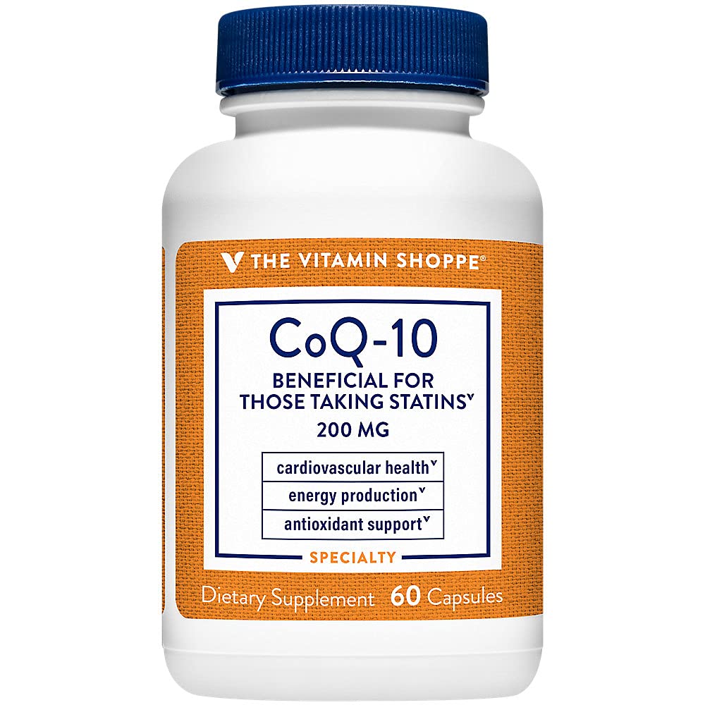 The Vitamin Shoppe CoQ-10 200mg Capsule, 60 Count
