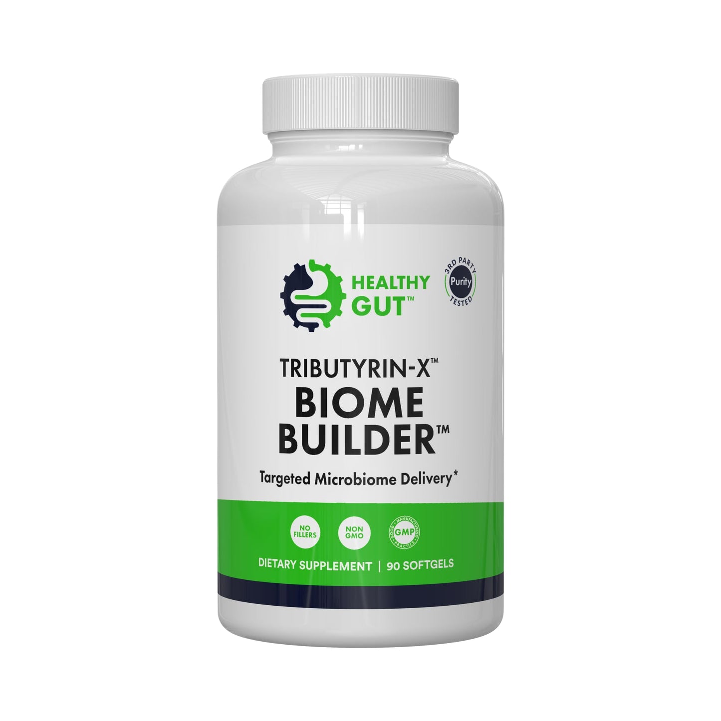 Healthy Gut Tributyrin-X Biome Builder & Magnesium-HP, 180 Capsules