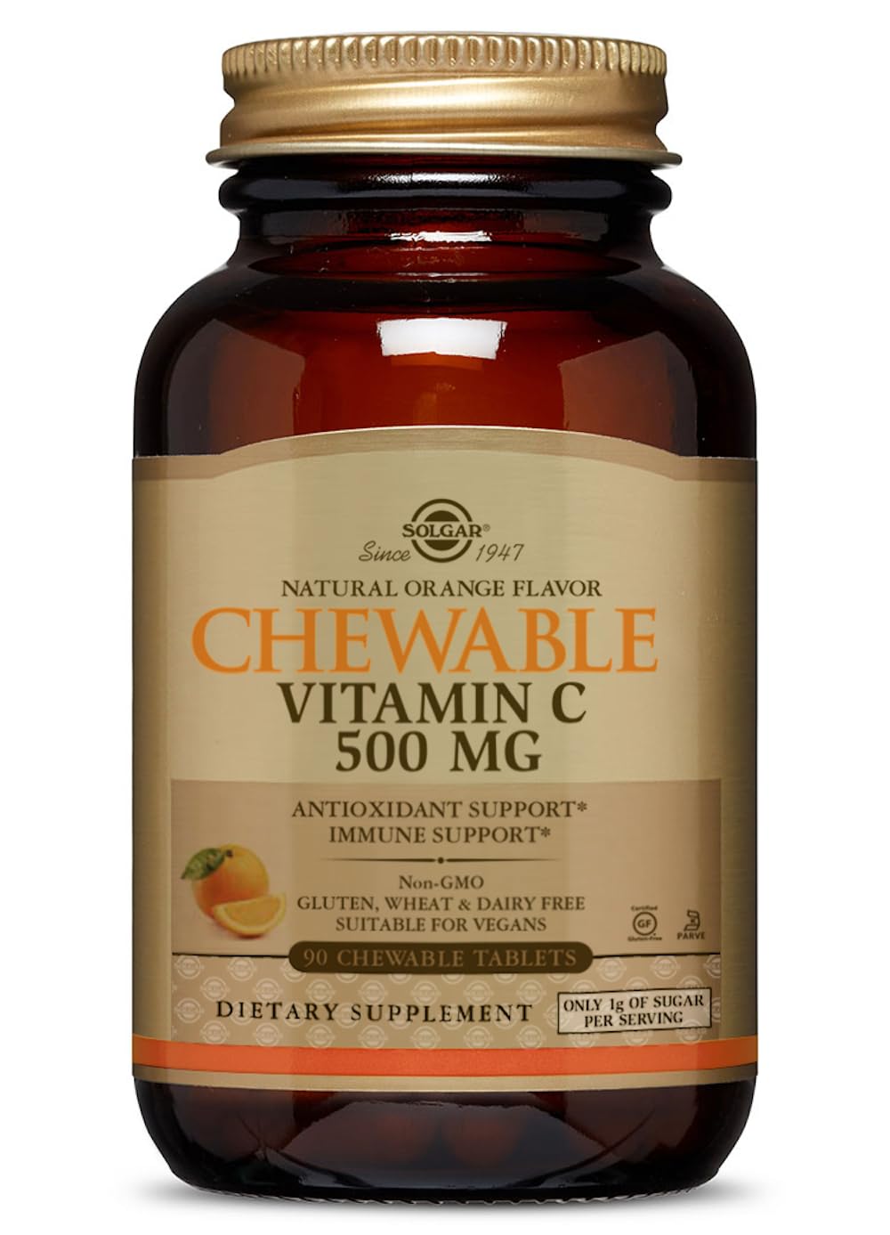 Solgar Vitamin C 500 mg Tablet, 90 Count