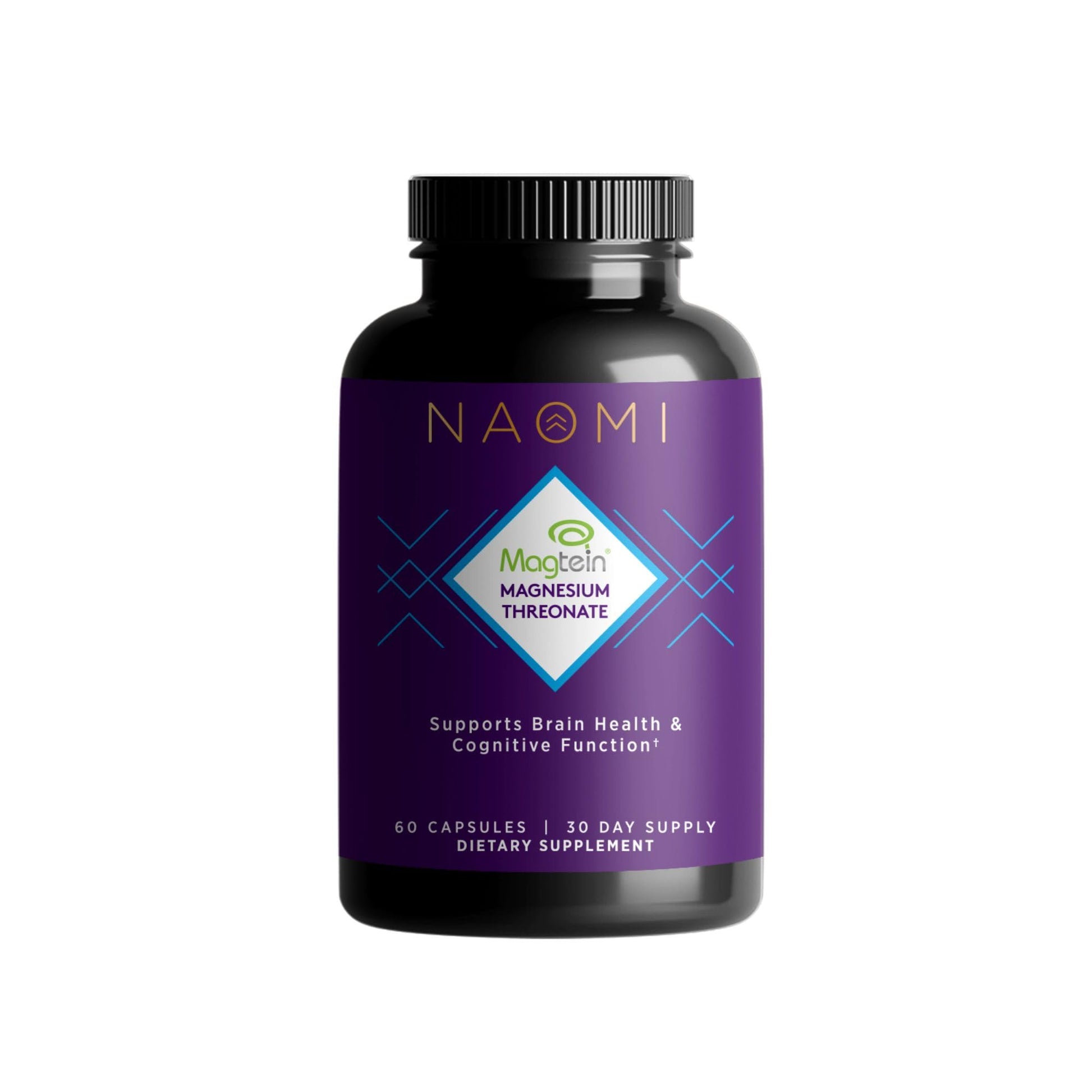 NAOMI Magtein Magnesium L-Threonate 2000mg Capsule, 60 Count