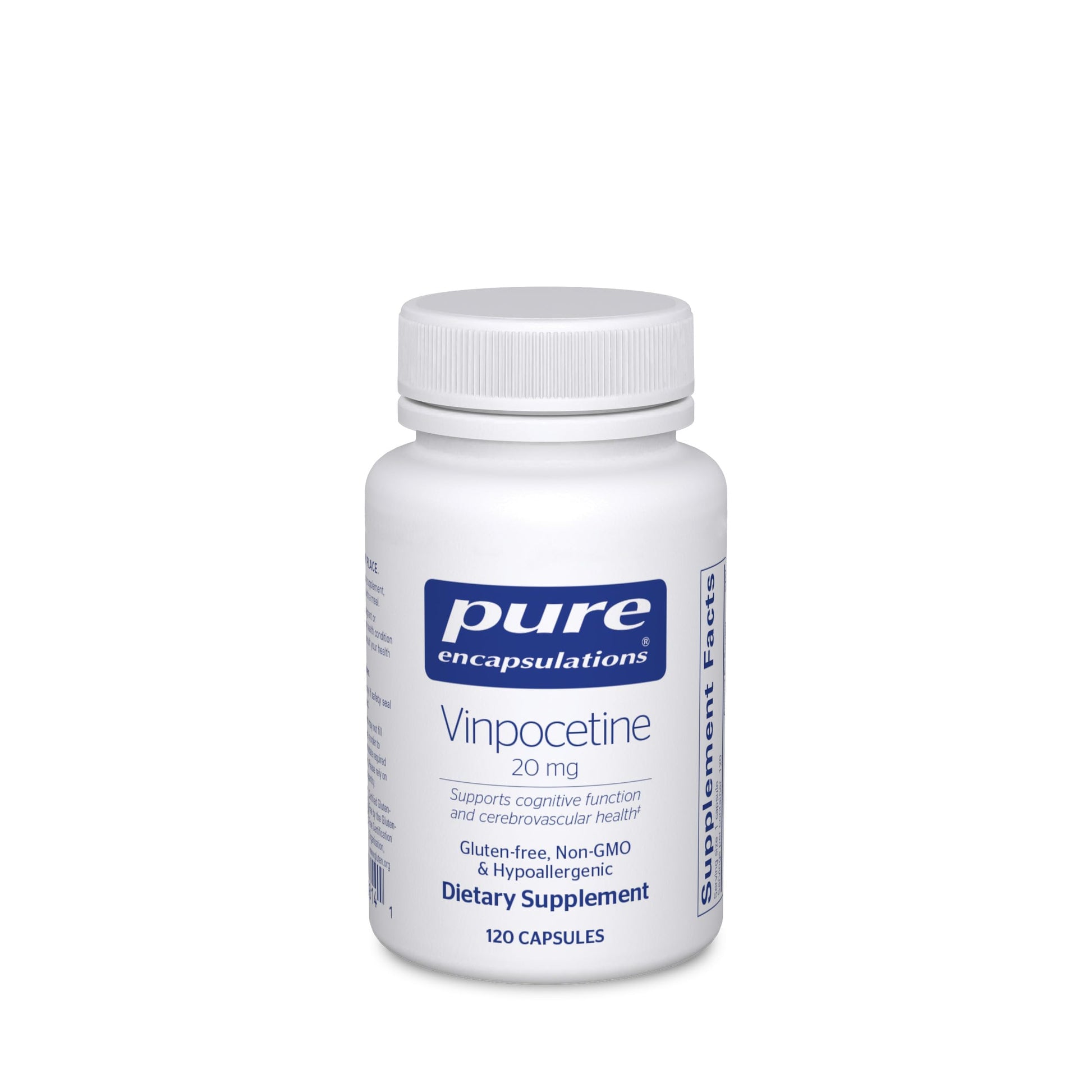 Pure Encapsulations Vinpocetine 20 mg Capsules, 120 Count