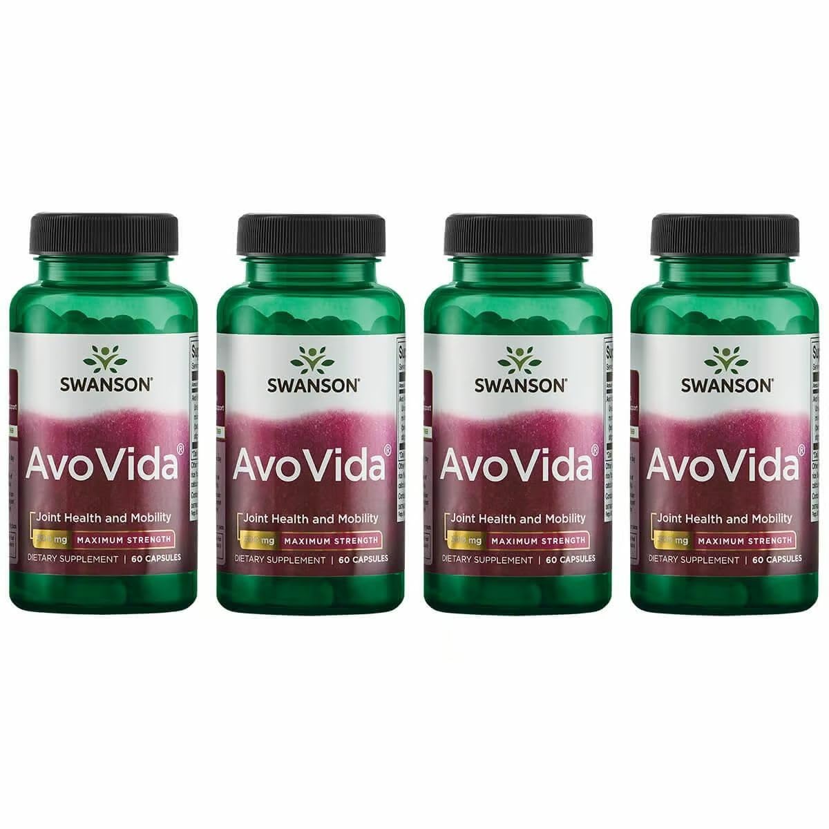 Swanson AvoVida Avocado Soybean Unsaponifiables Capsules, 240 Count
