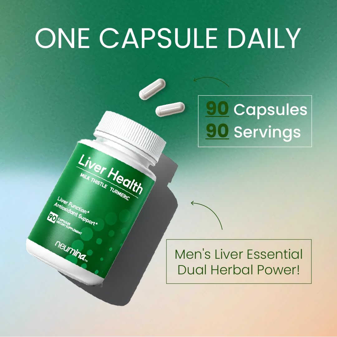 NEUMINA Men's Liver Health Complex Capsules 90 Count