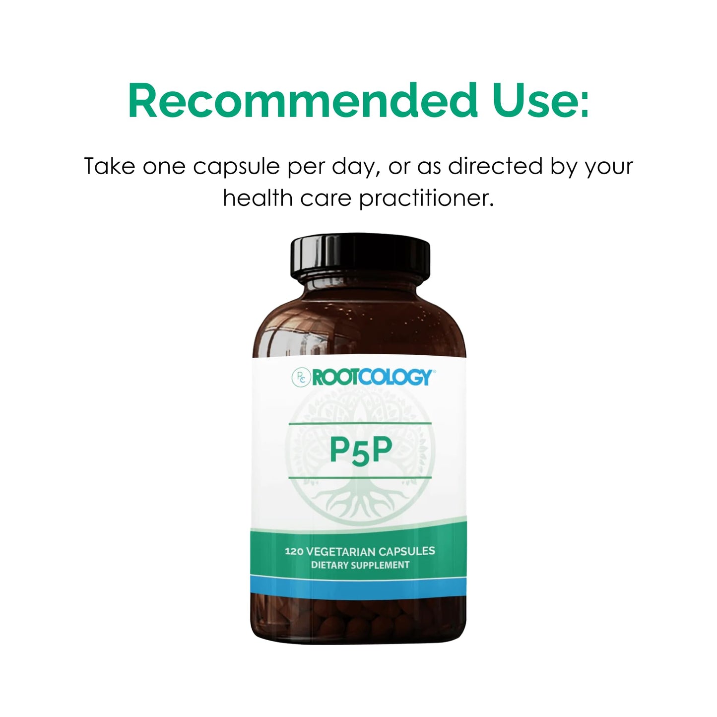 Rootcology P5P Active Vitamin B6 Capsules 120