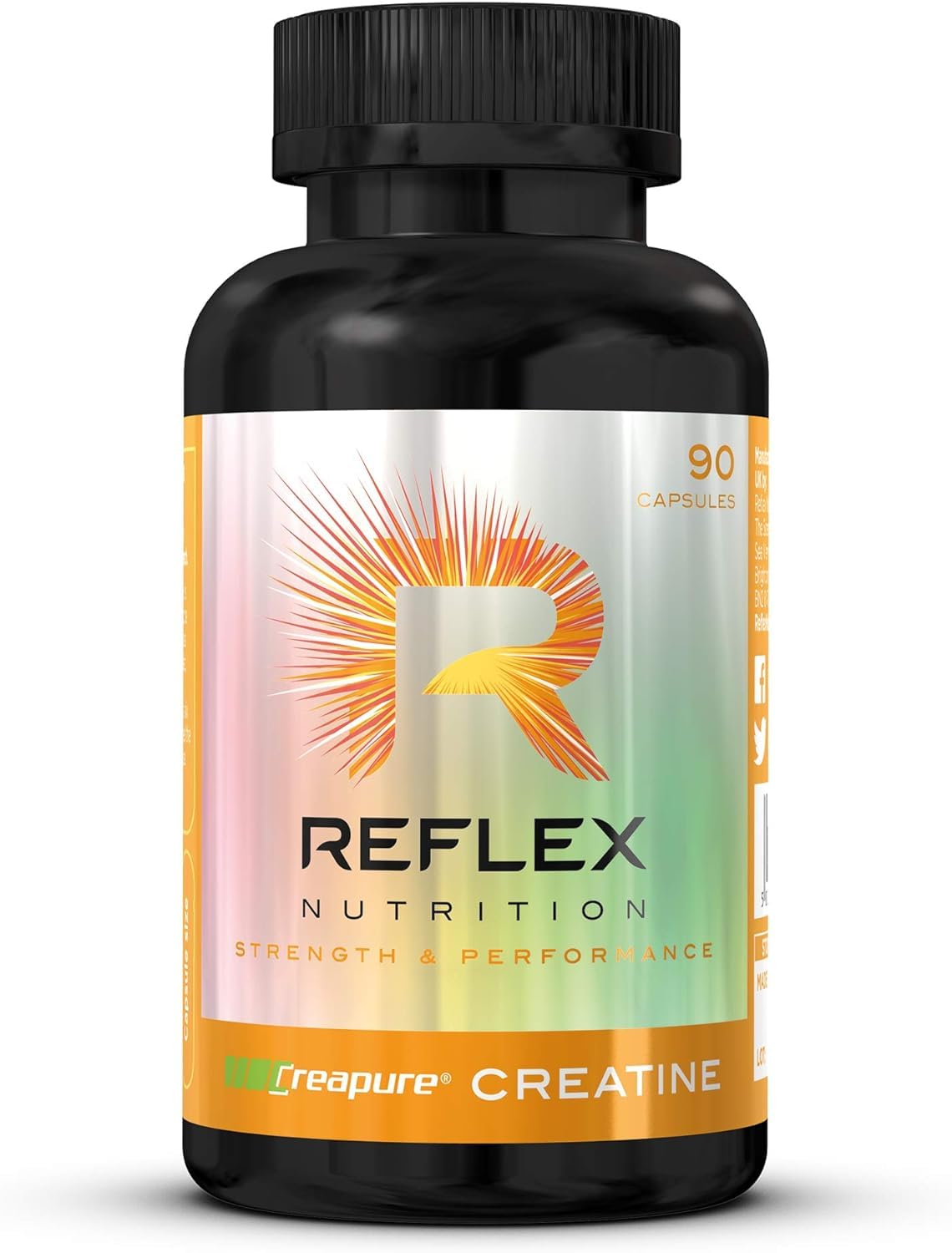 Reflex Nutrition Creapure Creatine Capsules, 90 Capsules