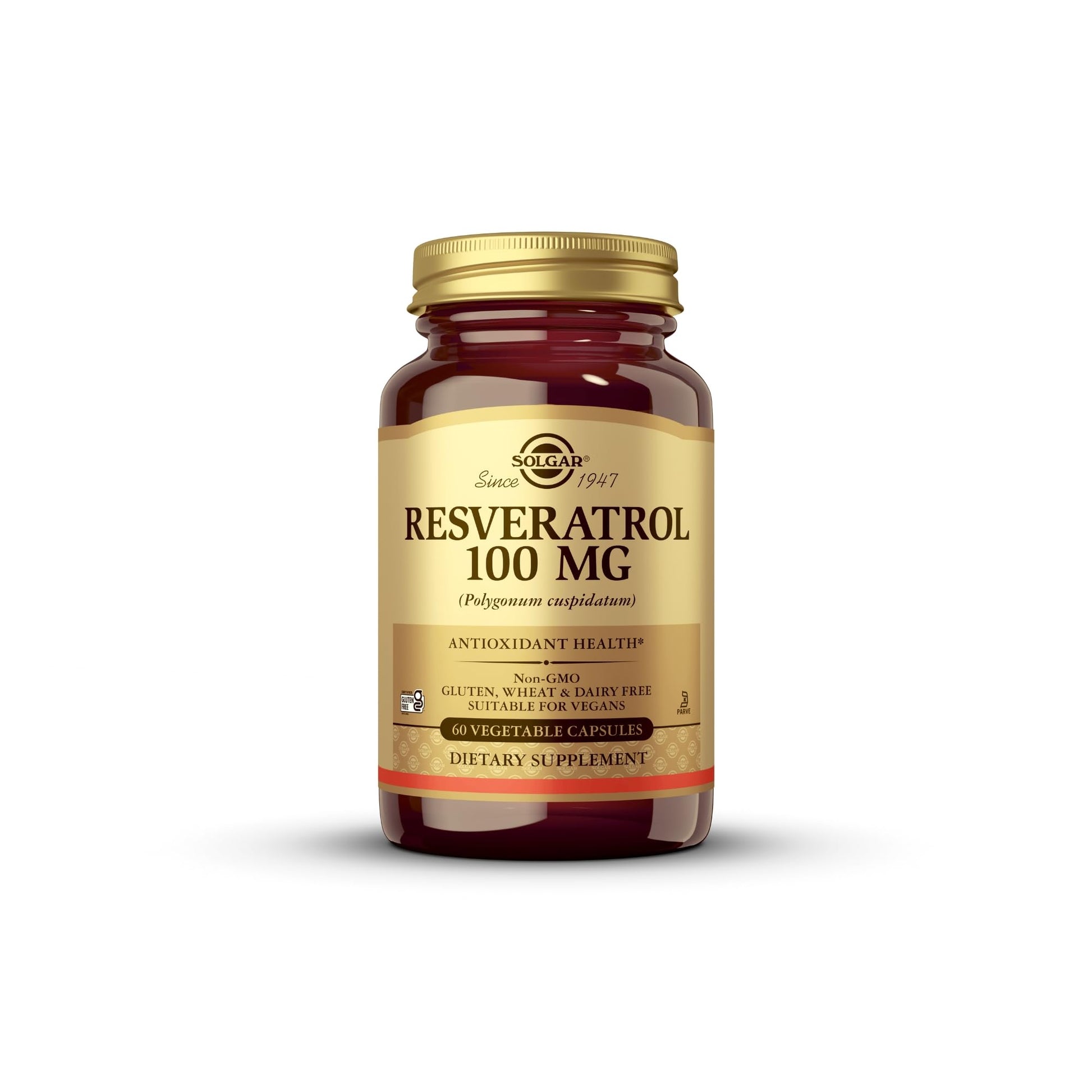 Solgar Resveratrol 100 mg Capsule 60 Count