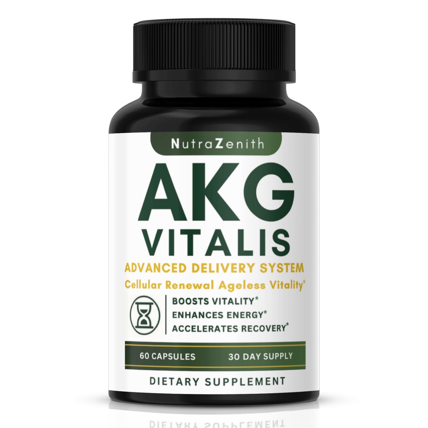 Arazo Nutrition AKG Anti-Aging & Energy Boost Supplement with Vitamin B6, Vitamin C & L-Arginine 60 Capsules