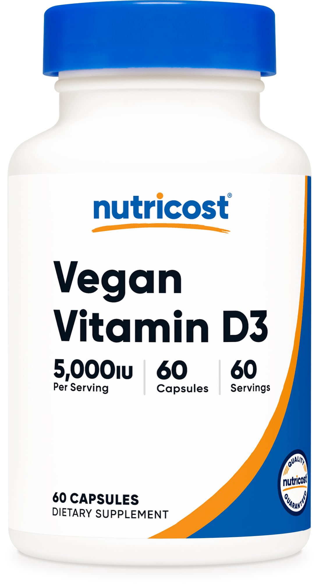 Nutricost Vegan Vitamin D3 (5,000 IU) Capsules 60