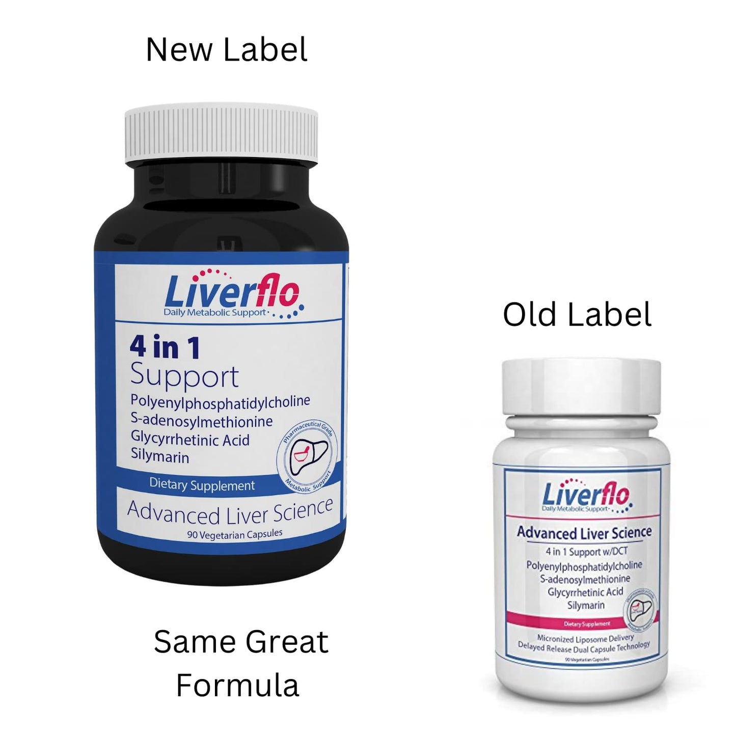 Nutrasal LiverFlo Liver Support PPC Polyenylphosphatidylcholine S-adesnosylmethionine Glycyrrhetinic Acid Silymarin Capsules, 90 Count