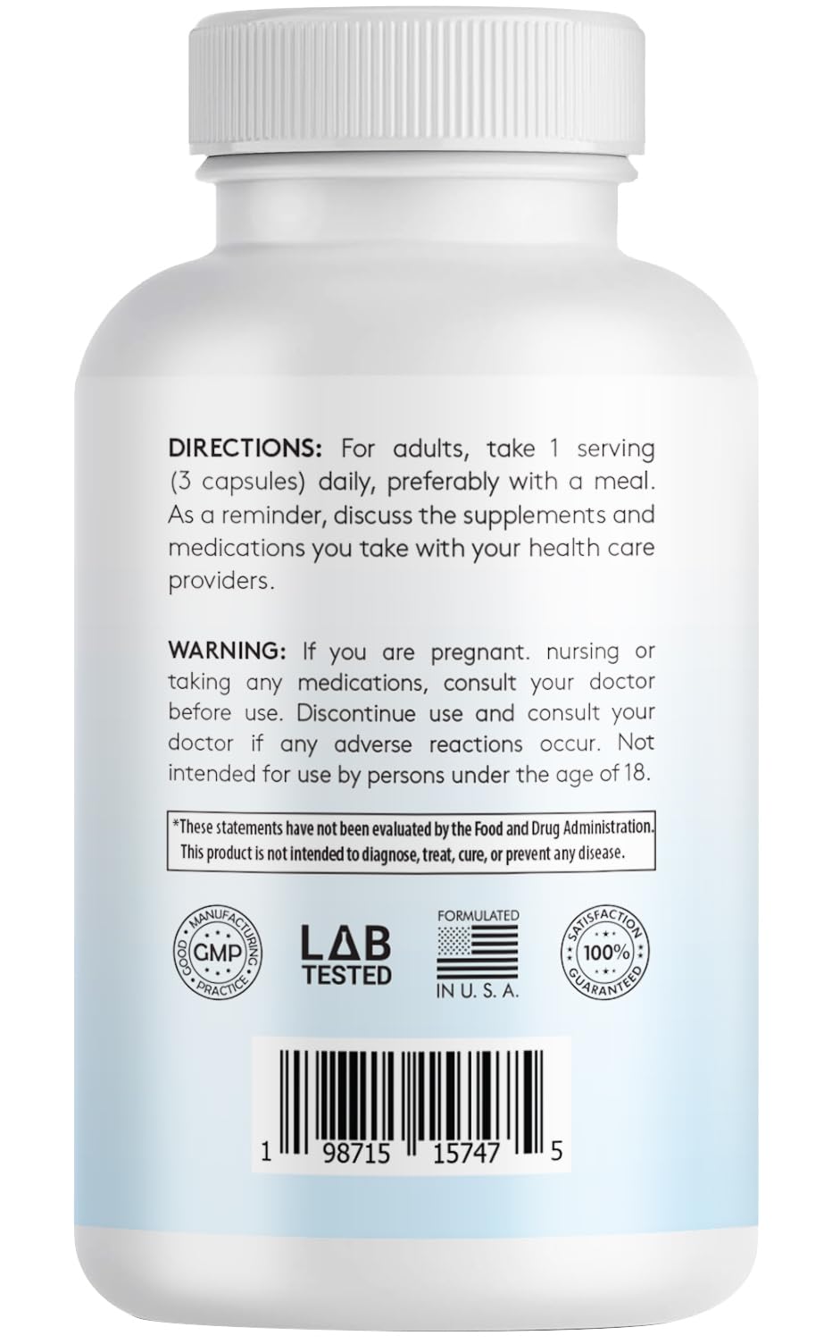 Infusions International Maximum Strength Pure SAM-e 1200mg Capsule, 90 Count