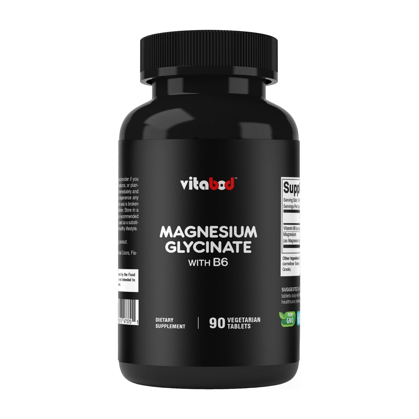 Vitabod Magnesium Glycinate Tablets, 90 Count