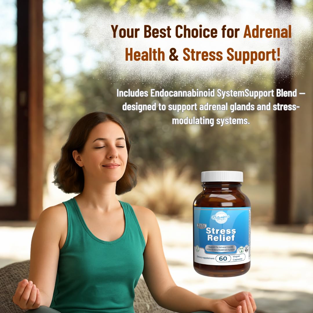 Vitamines Vitales Stress Relief Capsule 60 Count