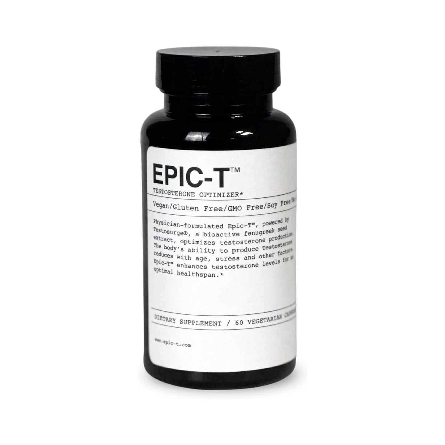 EPIC Testosterone Support Supplement for Men 60 Capsules