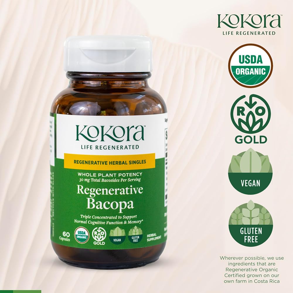 Kokora Regenerative Bacopa Capsule 60 Count