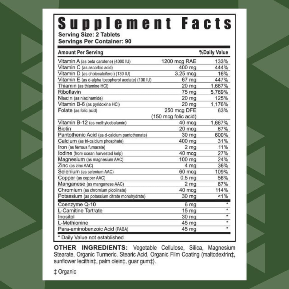 Youngevity Ultimate Daily Multivitamin Supplement, 180 Capsules
