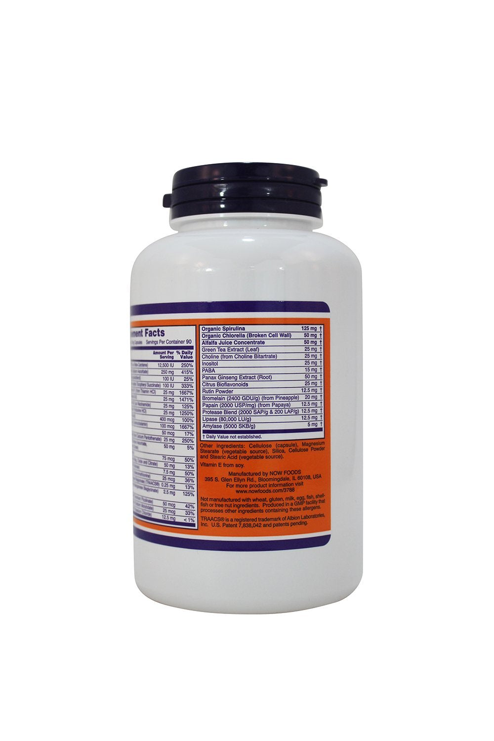 NOW Foods Multi Vitamin Iron Free Capsules 180