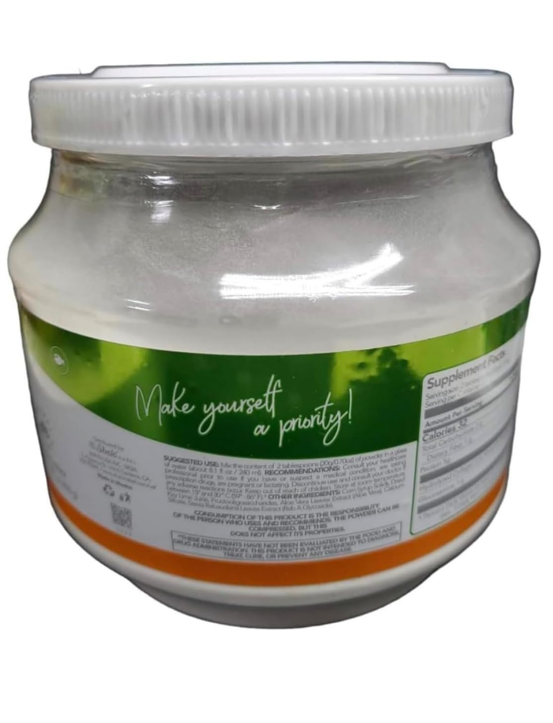 Sheló NABEL Hydrolyzed Collagen with Glucosamine Key Lime Flavored Powder, 15.87 oz