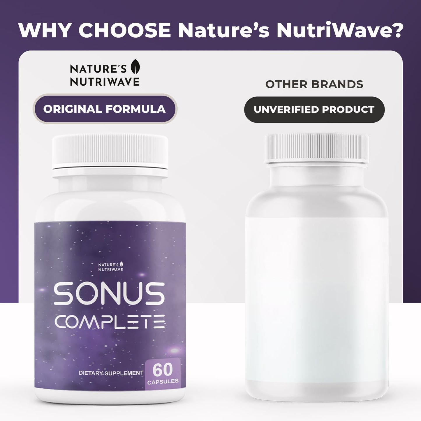 Nature’s NutriWave Sonus Complete Capsules, 60 Count