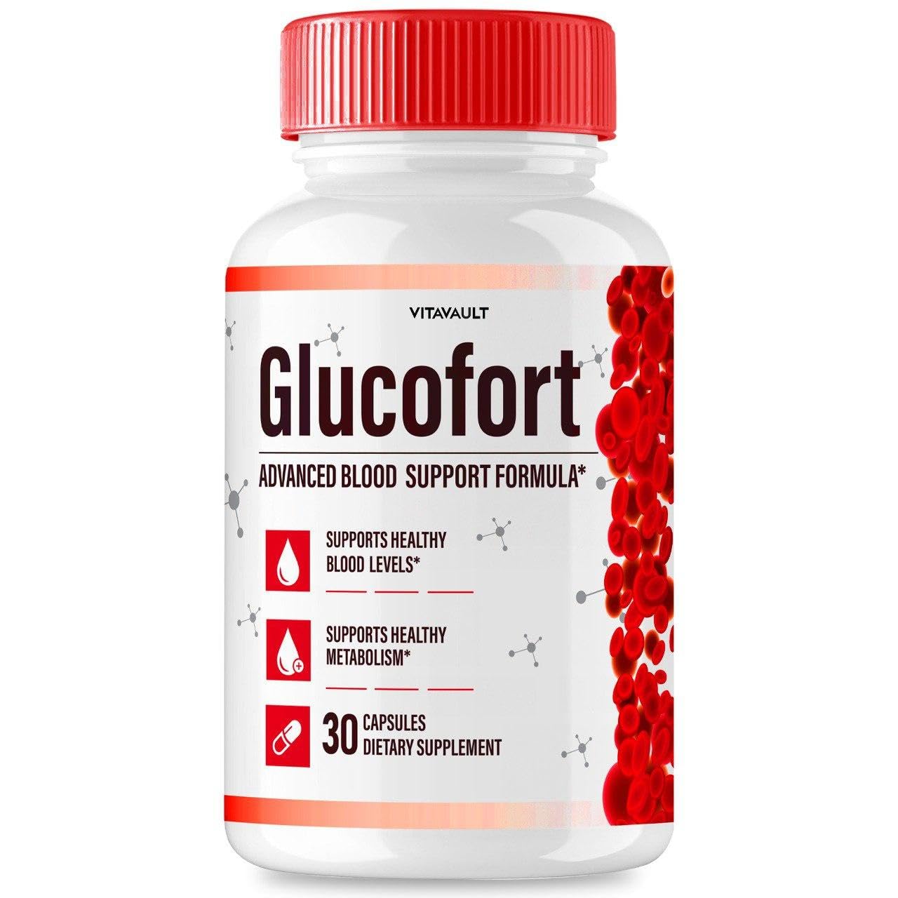 Vitavault Glucofort Max Advanced Blood Support Formula Capsules 60 Count