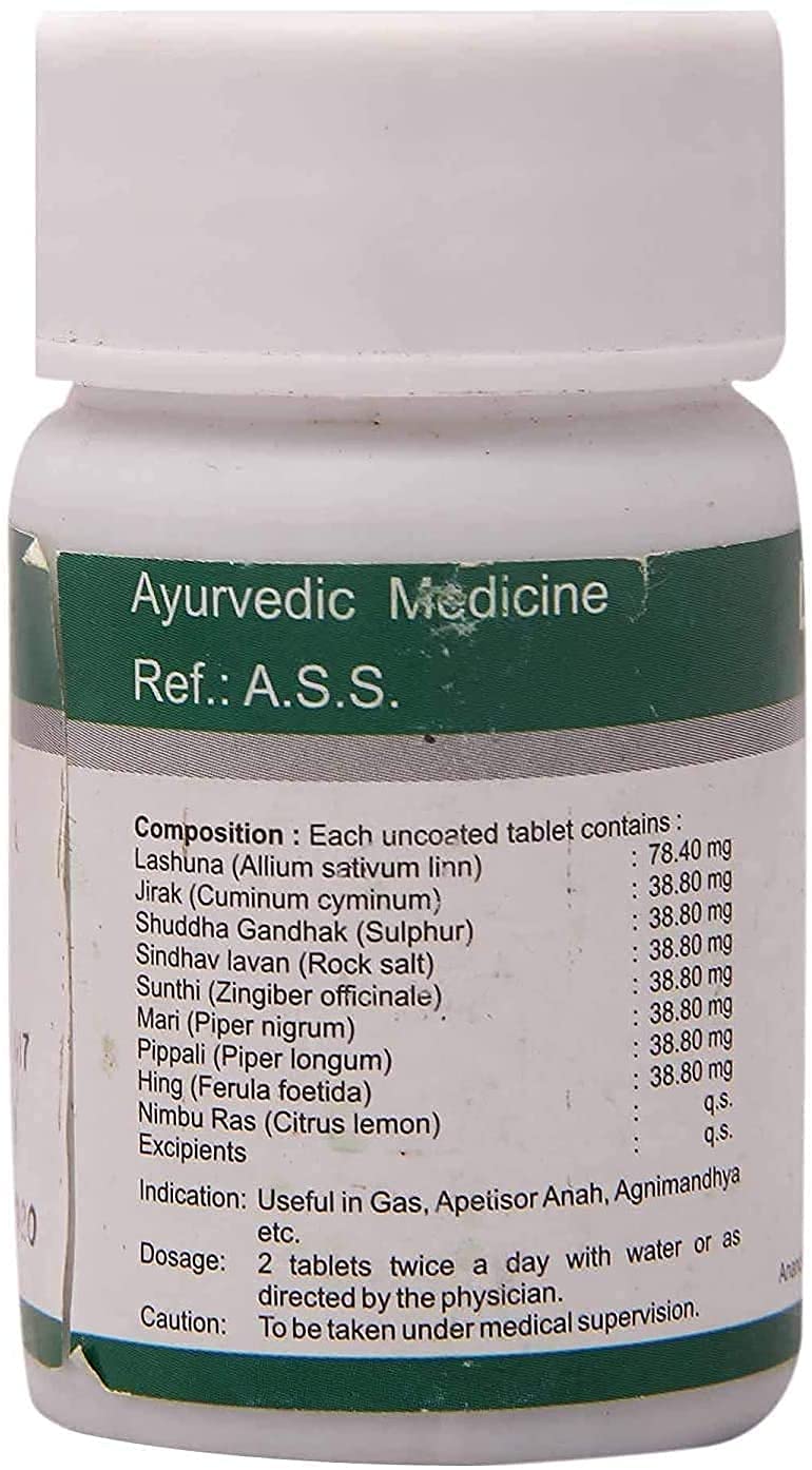 Dhanvantari Ayurvedic Lashunadi Vati Tablet 1 Count