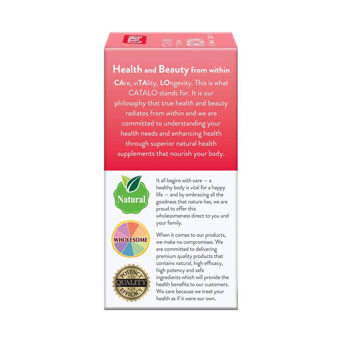 CATALO Women's Vegetarian Iron Capsules, 60 Capsules