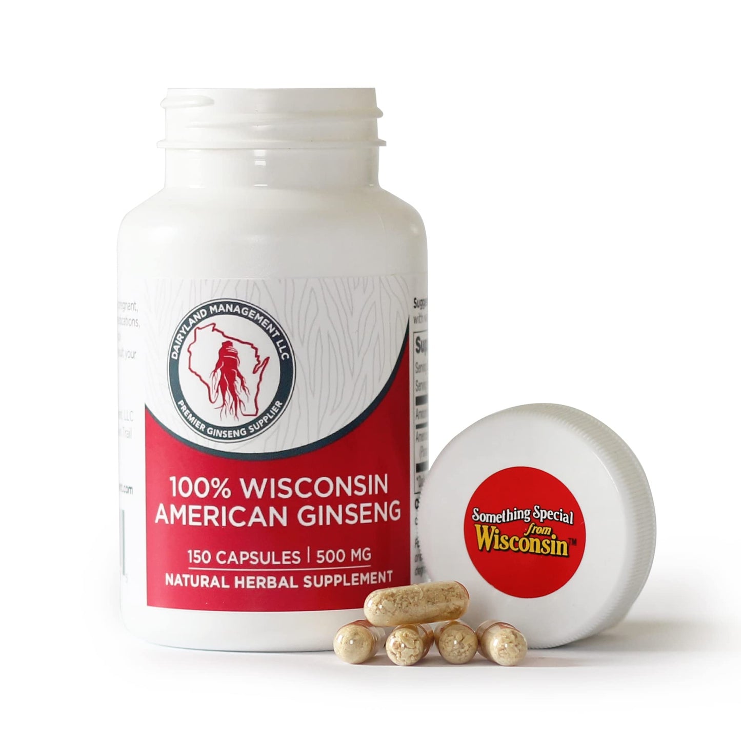Dairyland Management LLC American Ginseng Capsules, 150 Count