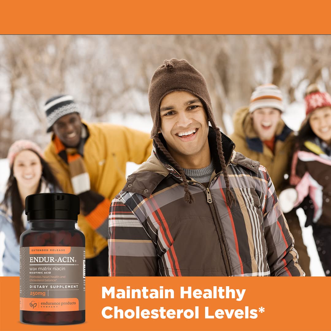 Endurance Products Endur Zinc PepZinGI 75mg for Immune Function & Digestive Health Support 60 Chewable Tablets
Endurance Products Endur-Acin Niacin 250mg Extended Release for Optimal Absorption & Low-Flush Vitamin B-3 200 Tablets