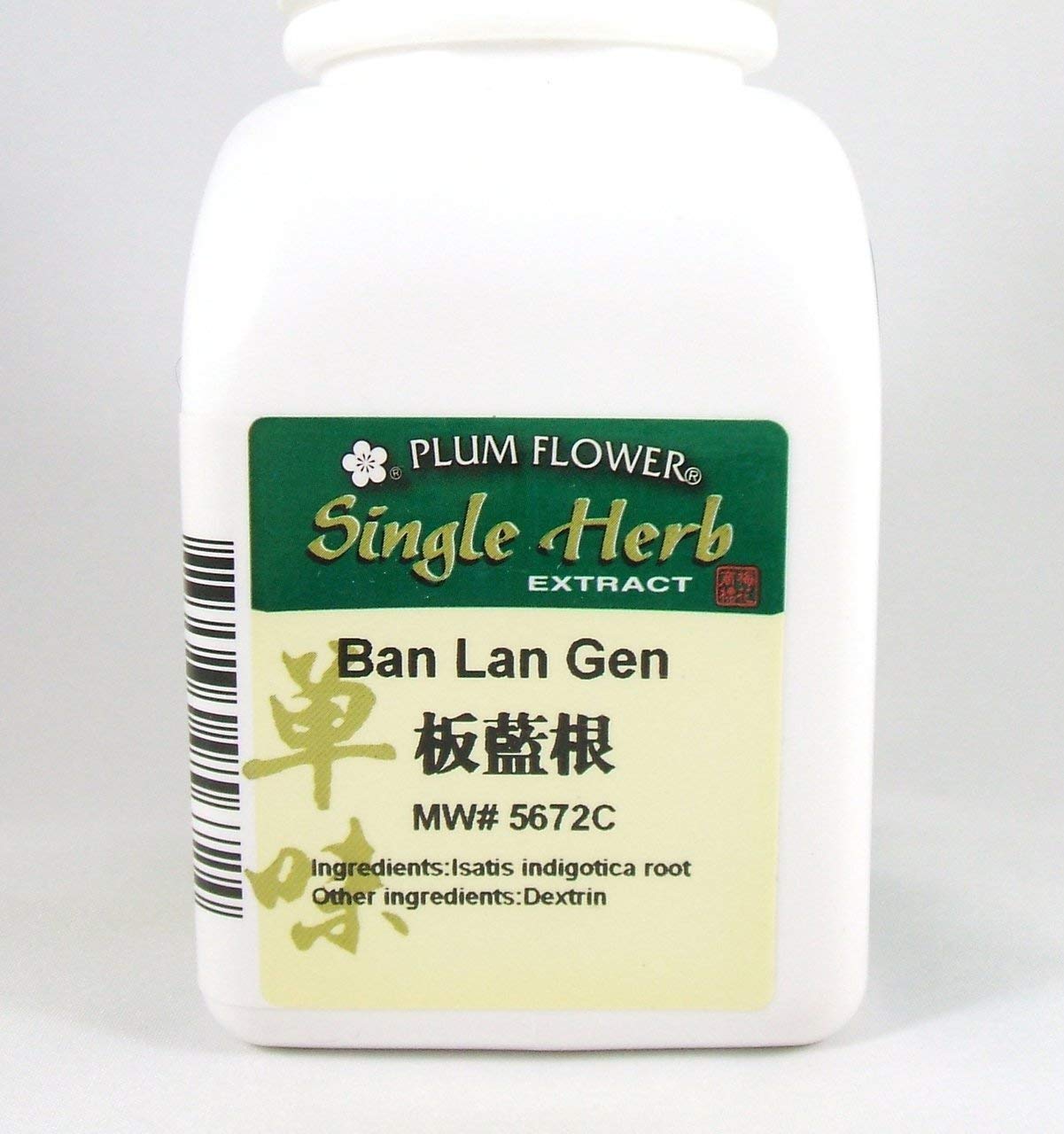 Plum Flower Isatis Indigotica Root/Ban Lan Gen Extract Powder, 100 Grams