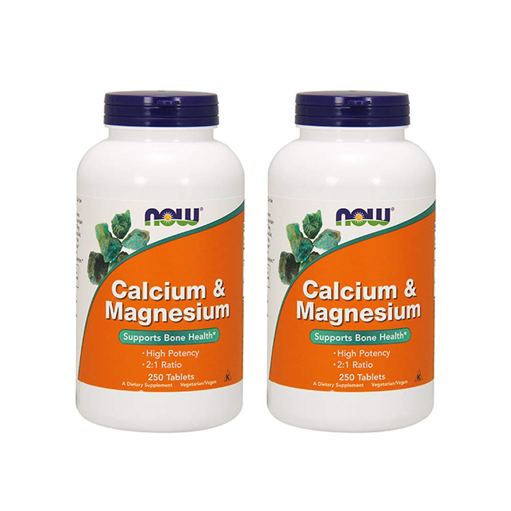 NOW Foods Calcium & Magnesium Tablets, 500 Count
