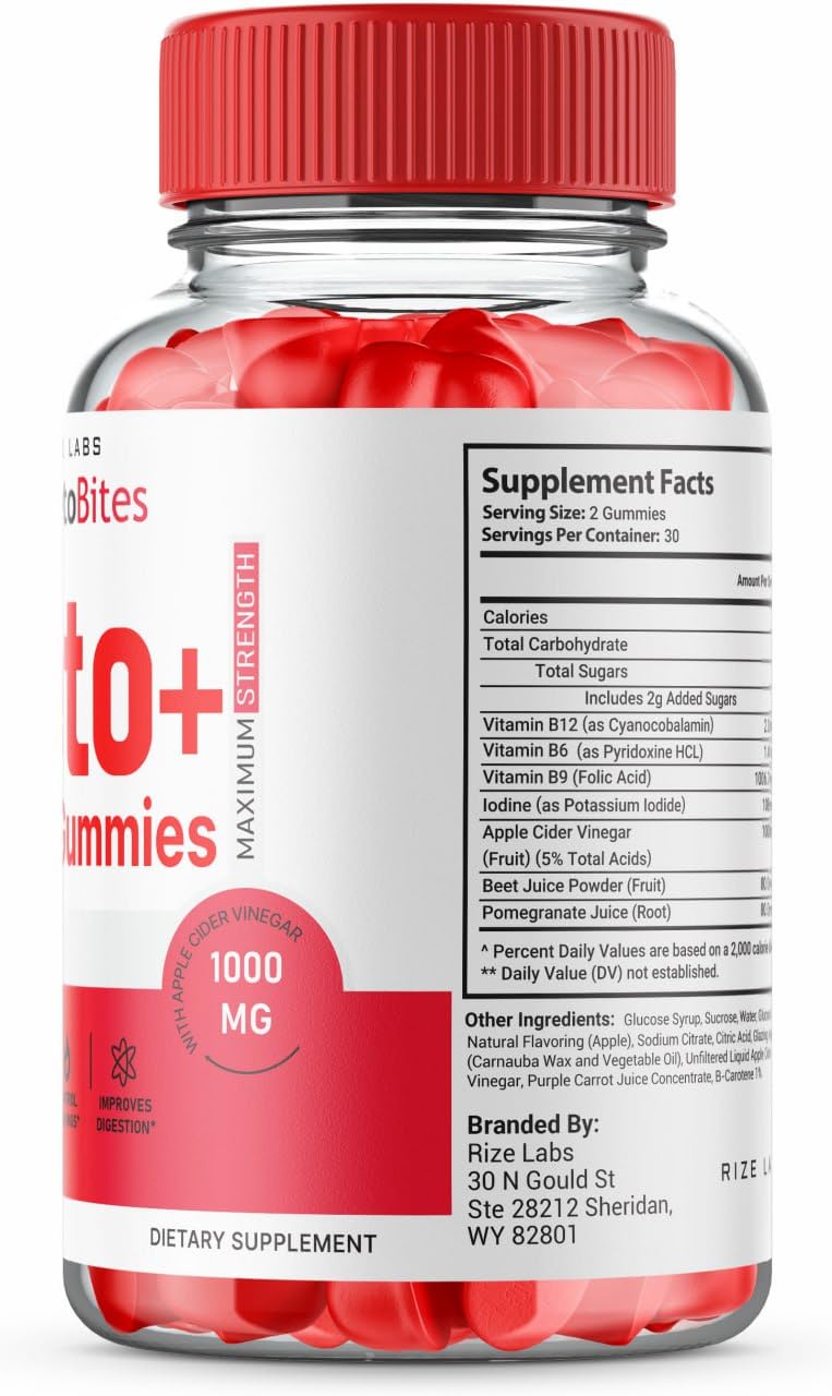 Rize Labs Keto Bites Gummies, 300 Gummies
