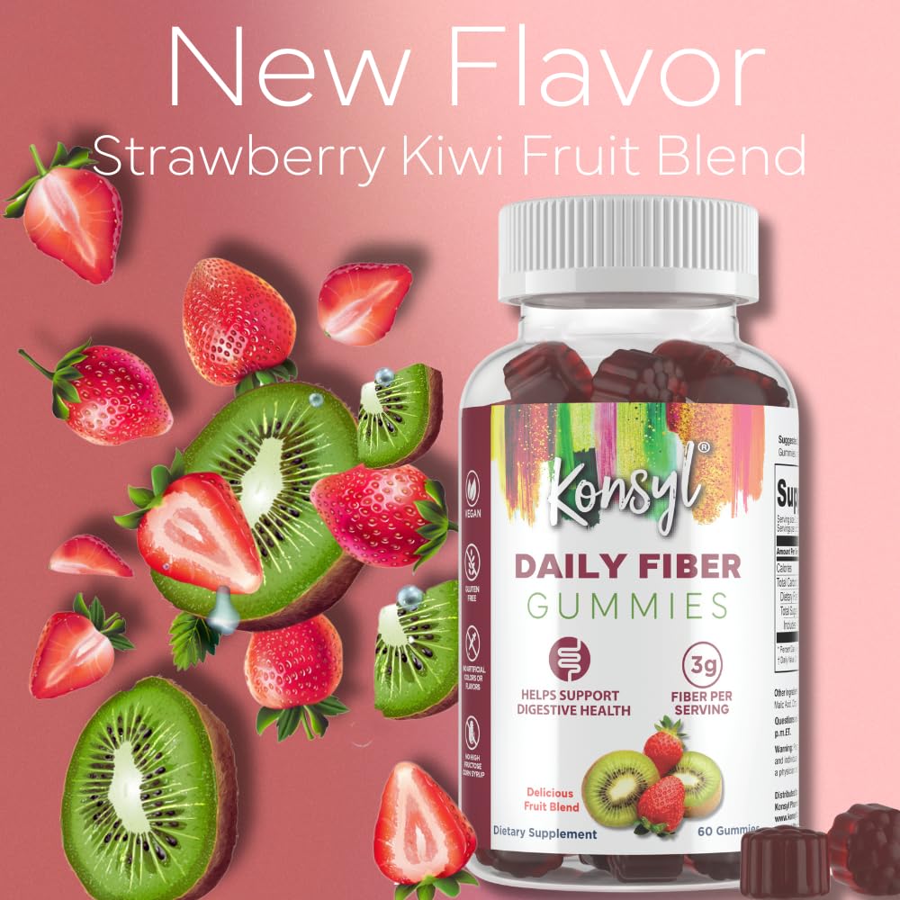 Konsyl Daily Fiber Gummy 60 Count