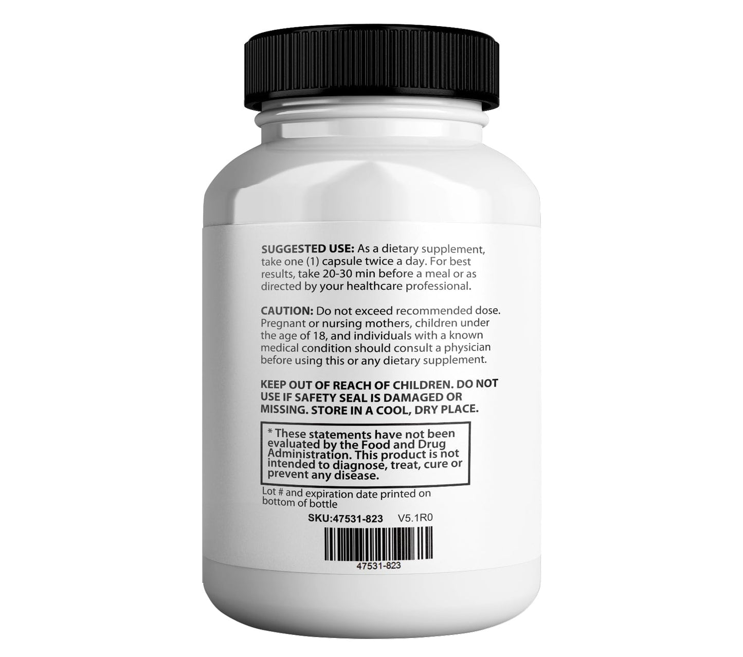 BIOQUIRE Organic Turmeric Capsules with Ginger Root and BioPerine, 95% Curcuminoids, 500mg, 60 Capsules