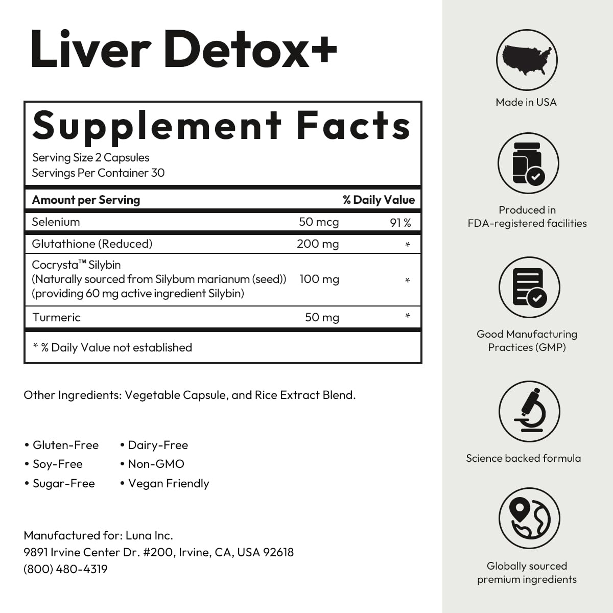 BIGVITA CoCrystal Liver Detox+ 60 Capsules