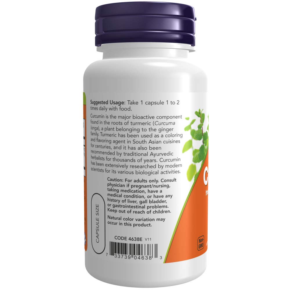 NOW Foods Curcumin Extract 95 Capsules 1 Count