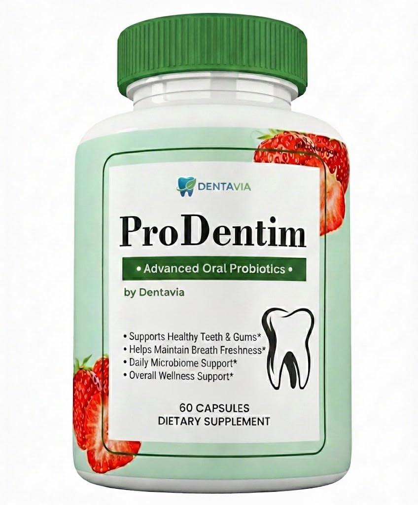 Dentavia ProDentim Advanced Oral Probiotic Supplement Daily Oral Wellness 60 Capsules