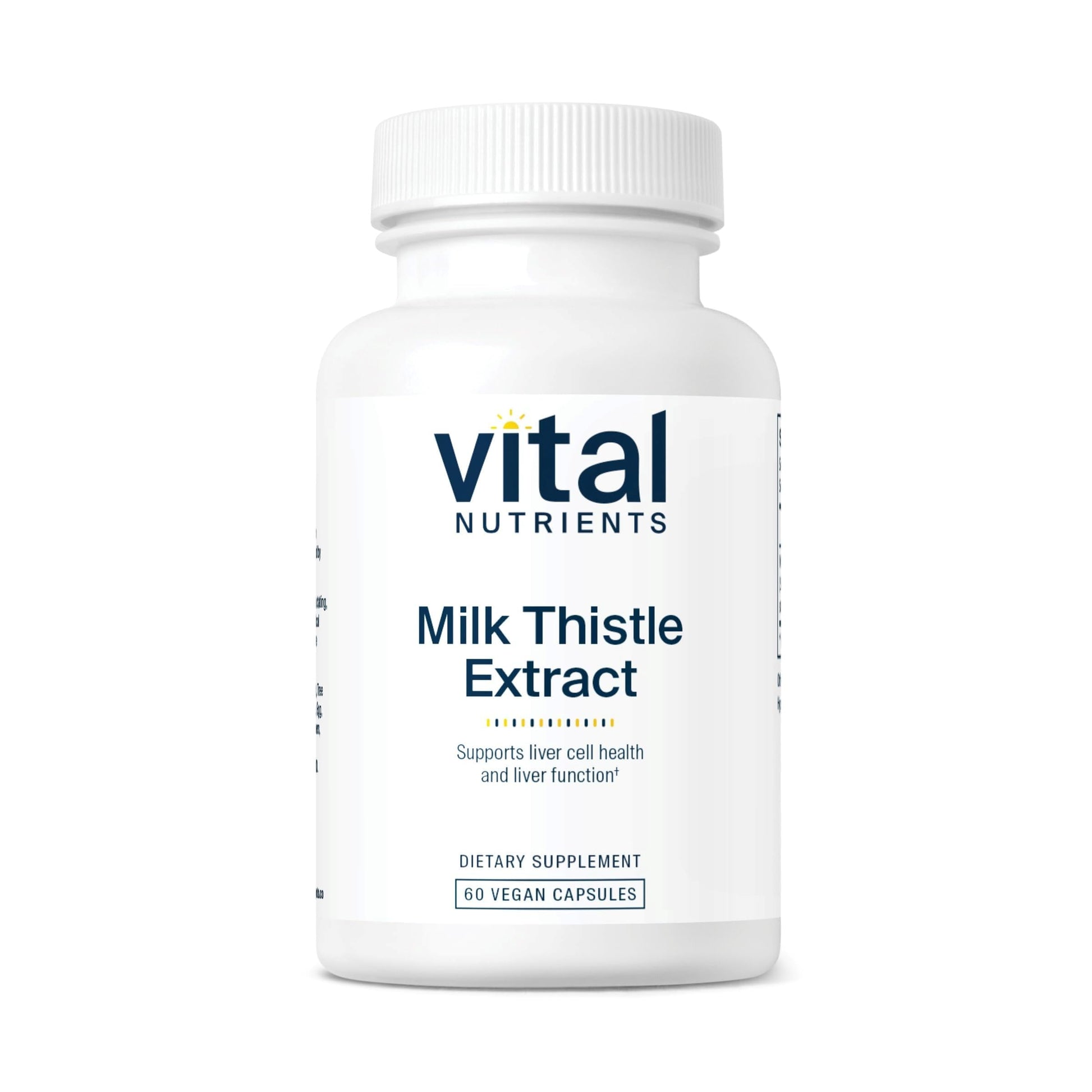 Vital Nutrients Milk Thistle Extract 250mg Capsules, 60 Count