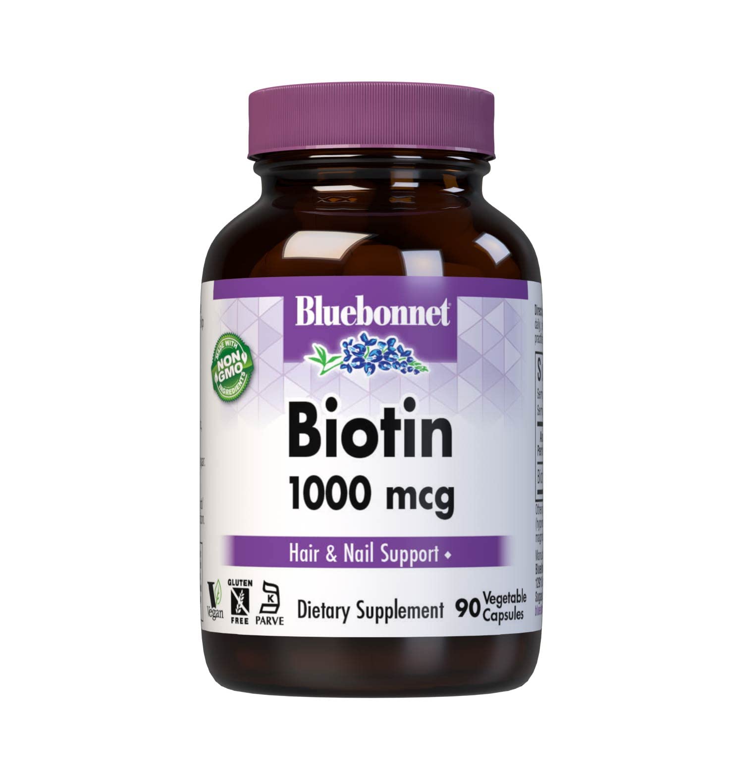 BlueBonnet Biotin 1000 mcg Capsule, 90 Count