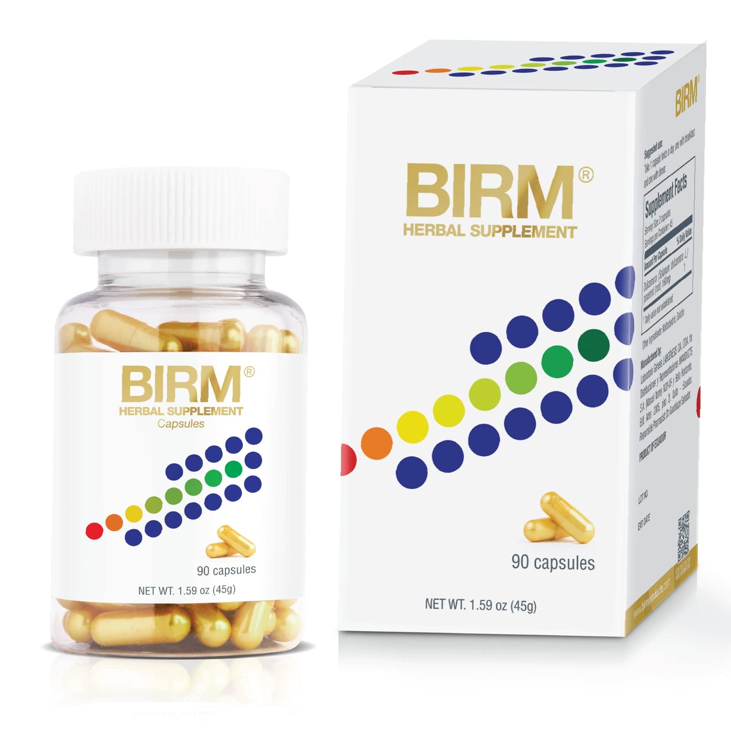 BIRM Preventive Herbal Supplement Capsule (40MG), 90 Count