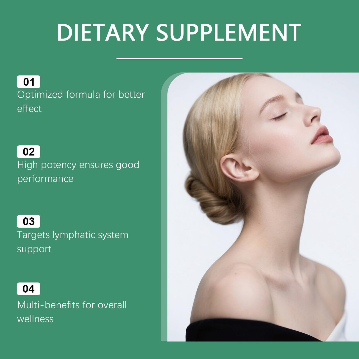 fuiznox Aelia Lymphatic Drainage Capsules, 60 Capsules