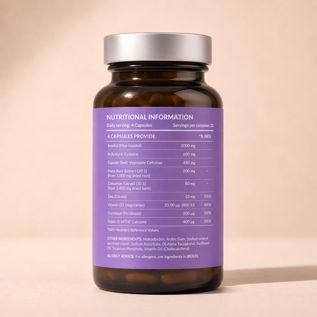 Kailea 8-in-1 Inositol Complex for Women Capsule 120 Capsules